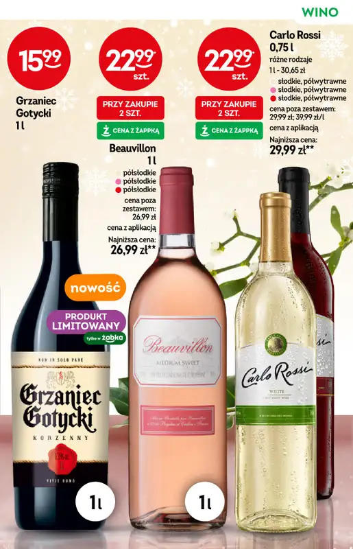 Żabka - gazetka promocyjna Katalog win od środy 24.12 do wtorku 06.01 - strona 15