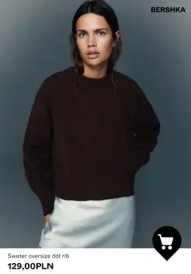 Bershka - gazetka promocyjna Swetry i kardigany damskie od wtorku 23.12  - strona 10