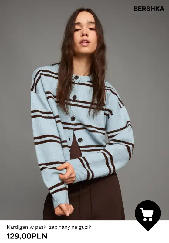 Bershka - gazetka promocyjna Swetry i kardigany damskie od wtorku 23.12  - strona 4