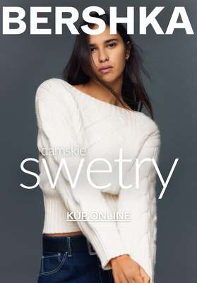 Bershka - gazetka promocyjna Swetry i kardigany damskie od wtorku 23.12 