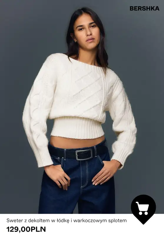 Bershka - gazetka promocyjna Swetry i kardigany damskie od wtorku 23.12  - strona 5
