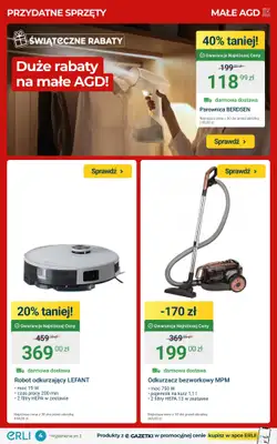 ERLI - gazetka promocyjna HITY CENOWE – małe AGD, meble i wyposażenie! od soboty 20.12 do niedzieli 04.01 - strona 4