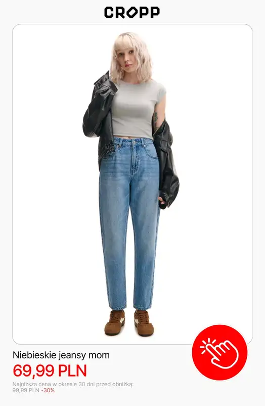Cropp - gazetka promocyjna Wyprzedaż do -50% od wtorku 23.12  - strona 5