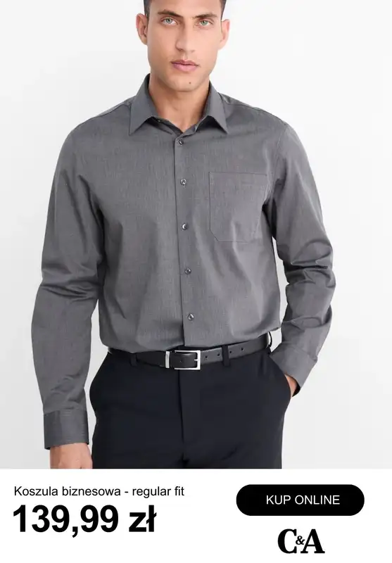 C&A - gazetka promocyjna Koszule dla mężczyzn od wtorku 23.12  - strona 5