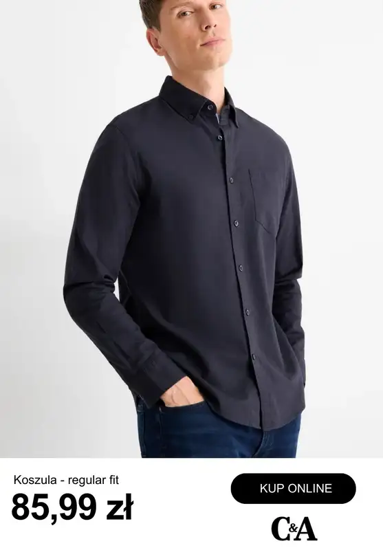 C&A - gazetka promocyjna Koszule dla mężczyzn od wtorku 23.12  - strona 9
