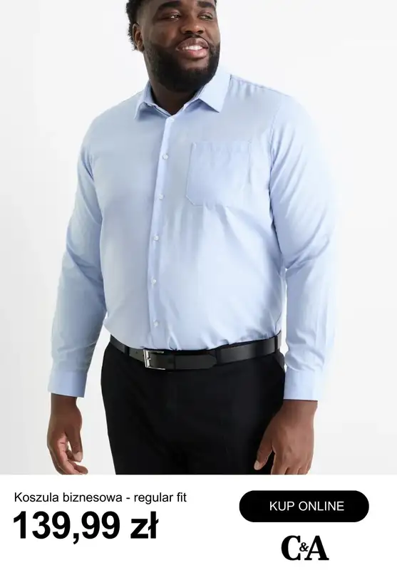C&A - gazetka promocyjna Koszule dla mężczyzn od wtorku 23.12  - strona 10