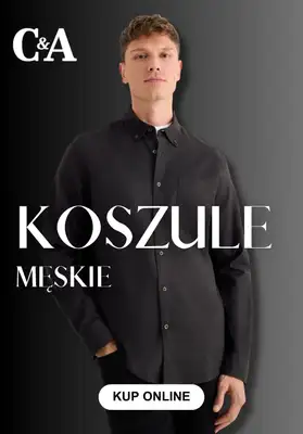 C&A - gazetka promocyjna Koszule dla mężczyzn od wtorku 23.12 