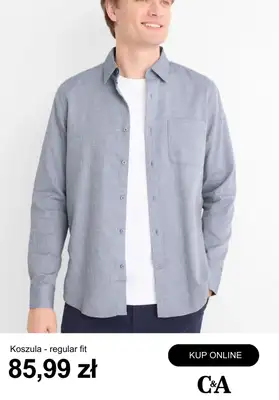C&A - gazetka promocyjna Koszule dla mężczyzn od wtorku 23.12  - strona 6