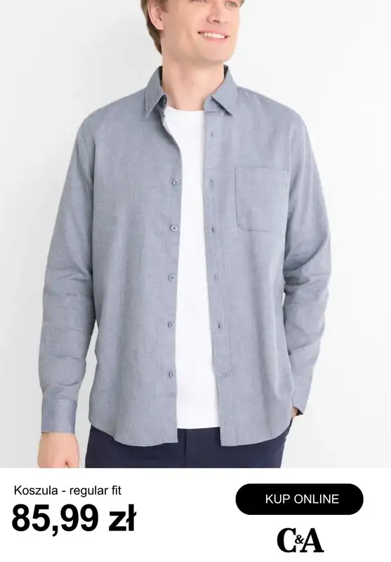 C&A - gazetka promocyjna Koszule dla mężczyzn od wtorku 23.12  - strona 6