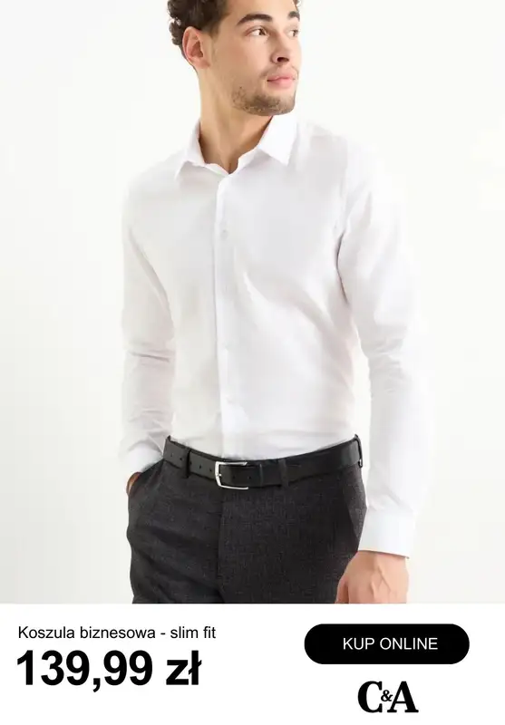 C&A - gazetka promocyjna Koszule dla mężczyzn od wtorku 23.12  - strona 2