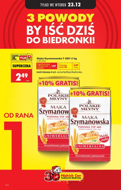 Biedronka - gazetka promocyjna 3 powody żeby iść do Biedronki   - strona 2