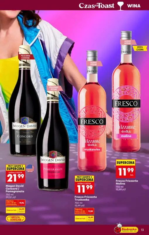 Biedronka - gazetka promocyjna Czas na Toast! od piątku 02.01 do soboty 10.01 - strona 13