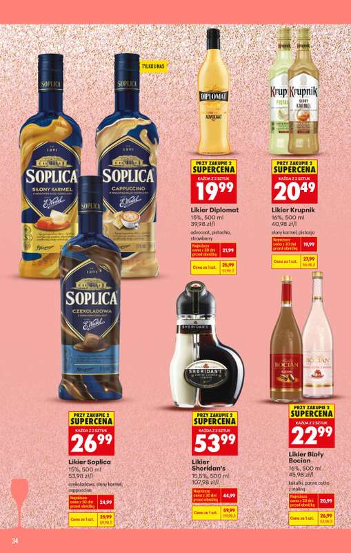 Biedronka - gazetka promocyjna Czas na Toast! od piątku 02.01 do soboty 10.01 - strona 34