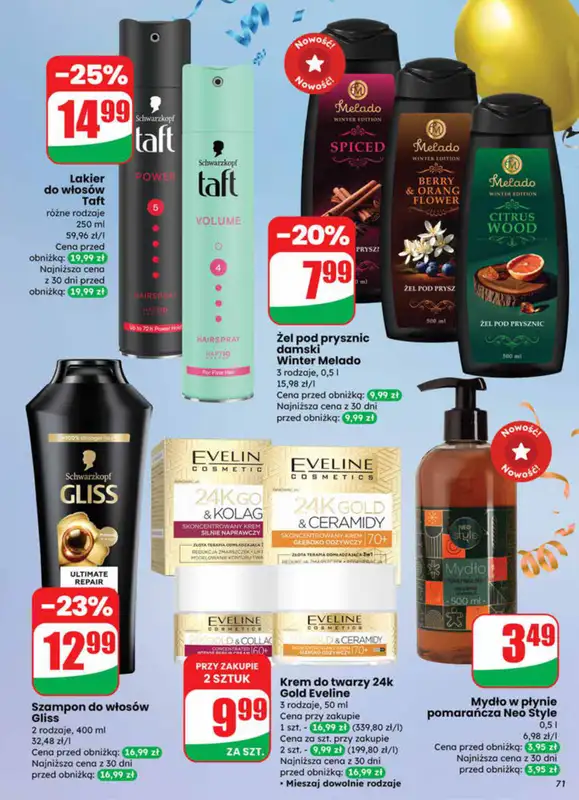 Dino - gazetka promocyjna Gazetka od soboty 27.12 do wtorku 30.12 - strona 71