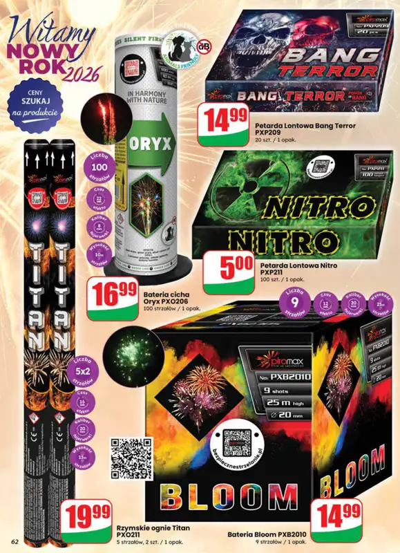 Dino - gazetka promocyjna Gazetka od soboty 27.12 do wtorku 30.12 - strona 62