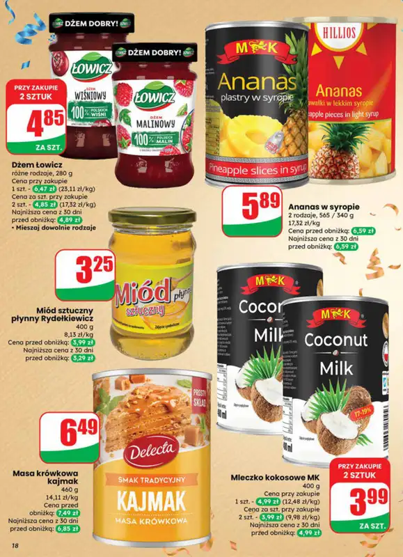 Dino - gazetka promocyjna Gazetka od soboty 27.12 do wtorku 30.12 - strona 18