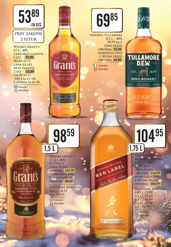 Dino - gazetka promocyjna Katalog alkoholowy od soboty 27.12 do poniedziałku 05.01 - strona 12
