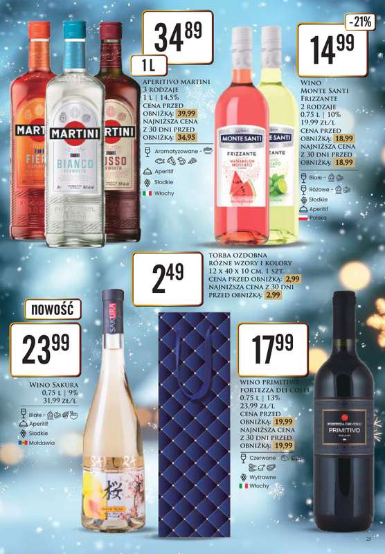 Dino - gazetka promocyjna Katalog alkoholowy od soboty 27.12 do poniedziałku 05.01 - strona 25