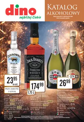 Dino - gazetka promocyjna Katalog alkoholowy od soboty 27.12 do poniedziałku 05.01