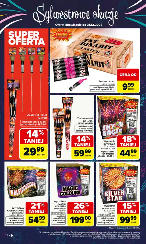 Carrefour - gazetka promocyjna Gazetka Carrefour od poniedziałku od poniedziałku 29.12 do soboty 03.01 - strona 24