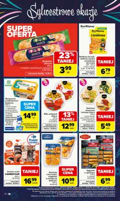 Carrefour - gazetka promocyjna Gazetka Carrefour od poniedziałku od poniedziałku 29.12 do soboty 03.01 - strona 14