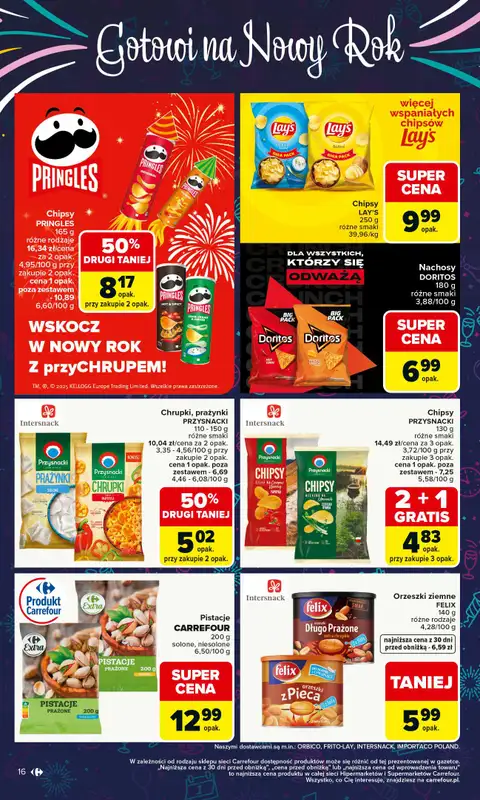 Carrefour - gazetka promocyjna Gazetka Carrefour od poniedziałku od poniedziałku 29.12 do soboty 03.01 - strona 16