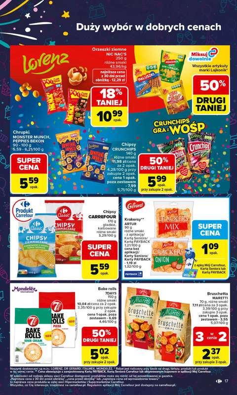 Carrefour - gazetka promocyjna Gazetka Carrefour od poniedziałku od poniedziałku 29.12 do soboty 03.01 - strona 17