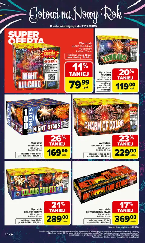 Carrefour Market - gazetka promocyjna Gazetka Carrefour Market od poniedziałku od poniedziałku 29.12 do soboty 03.01 - strona 26