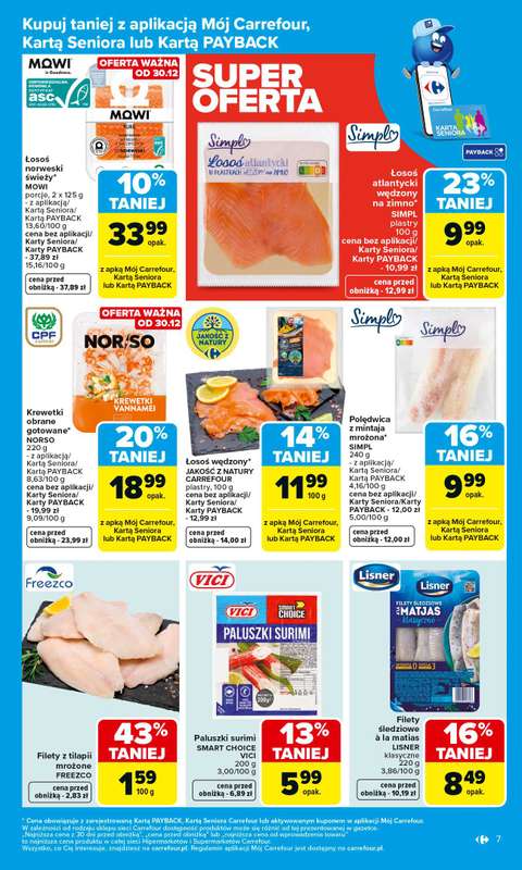 Carrefour Market - gazetka promocyjna Gazetka Carrefour Market od poniedziałku od poniedziałku 29.12 do soboty 03.01 - strona 7