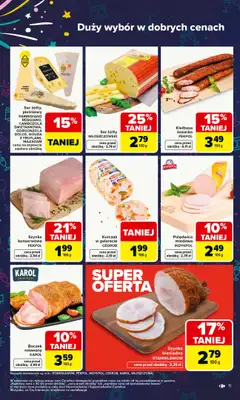 Carrefour Market - gazetka promocyjna Gazetka Carrefour Market od poniedziałku od poniedziałku 29.12 do soboty 03.01 - strona 11