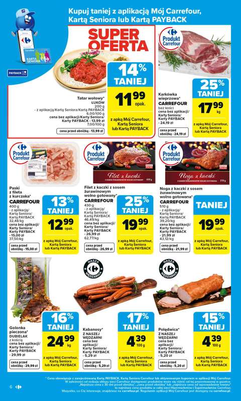 Carrefour Market - gazetka promocyjna Gazetka Carrefour Market od poniedziałku od poniedziałku 29.12 do soboty 03.01 - strona 6