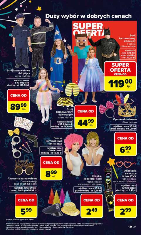 Carrefour Market - gazetka promocyjna Gazetka Carrefour Market od poniedziałku od poniedziałku 29.12 do soboty 03.01 - strona 27