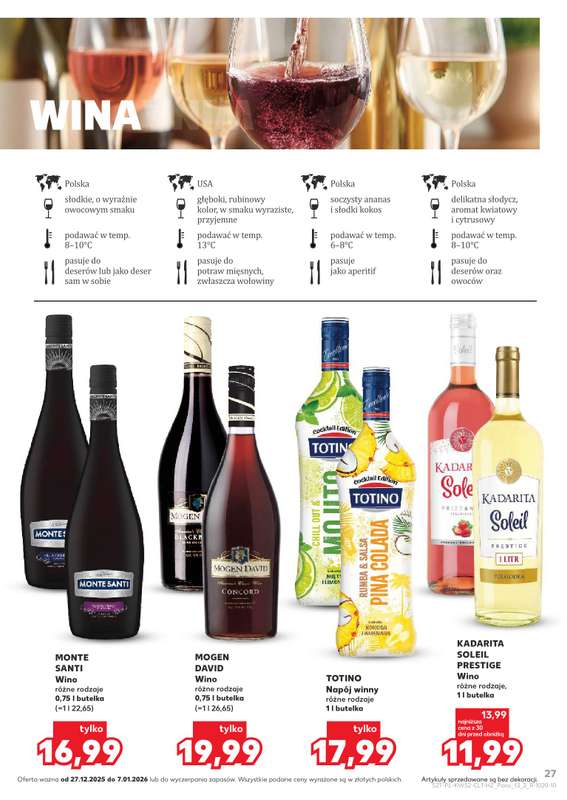 Kaufland - gazetka promocyjna Barek Kauflandu od soboty 27.12 do środy 07.01 - strona 27