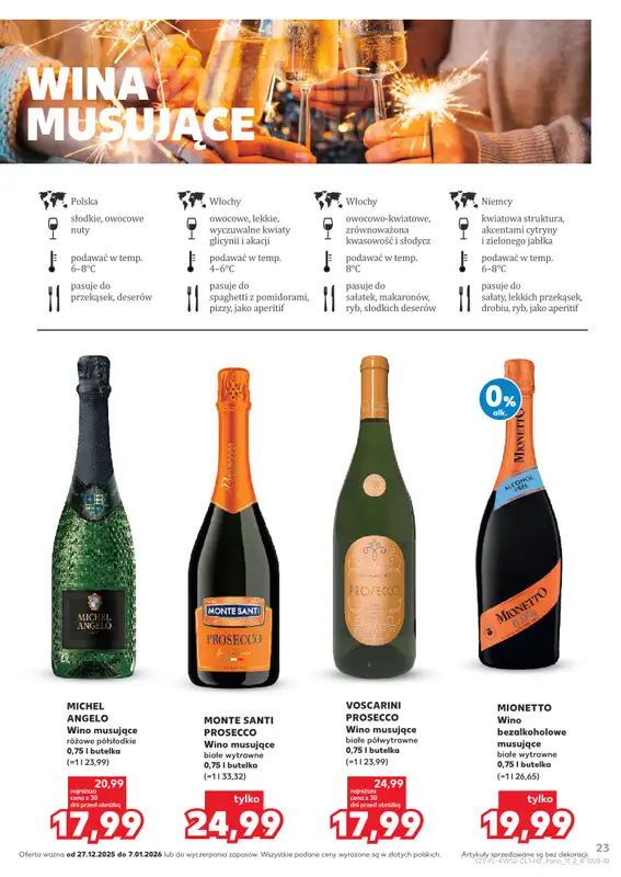 Kaufland - gazetka promocyjna Barek Kauflandu od soboty 27.12 do środy 07.01 - strona 23