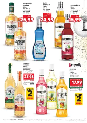 Kaufland - gazetka promocyjna Barek Kauflandu od soboty 27.12 do środy 07.01 - strona 7
