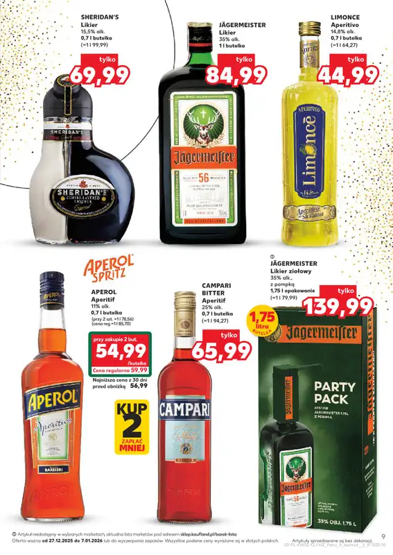 Kaufland - gazetka promocyjna Barek Kauflandu od soboty 27.12 do środy 07.01 - strona 9