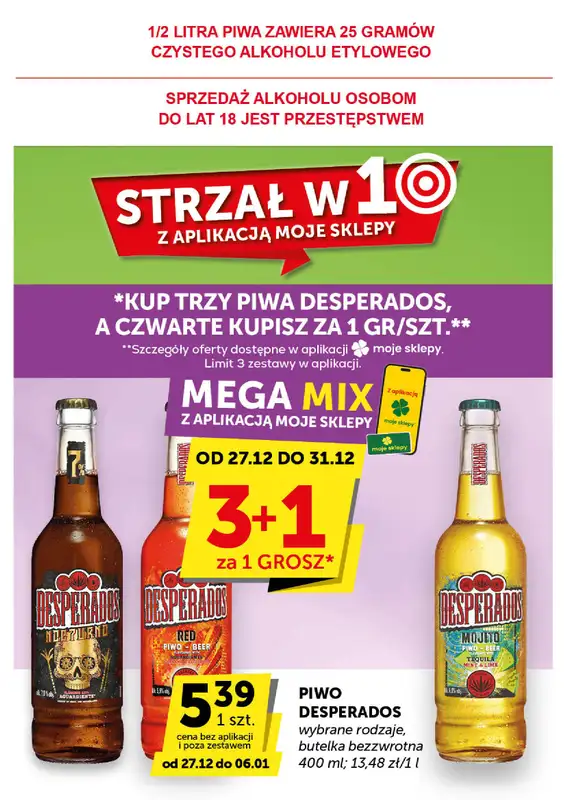 Groszek - gazetka promocyjna Gazetka Supermarket  do wtorku 06.01 - strona 19