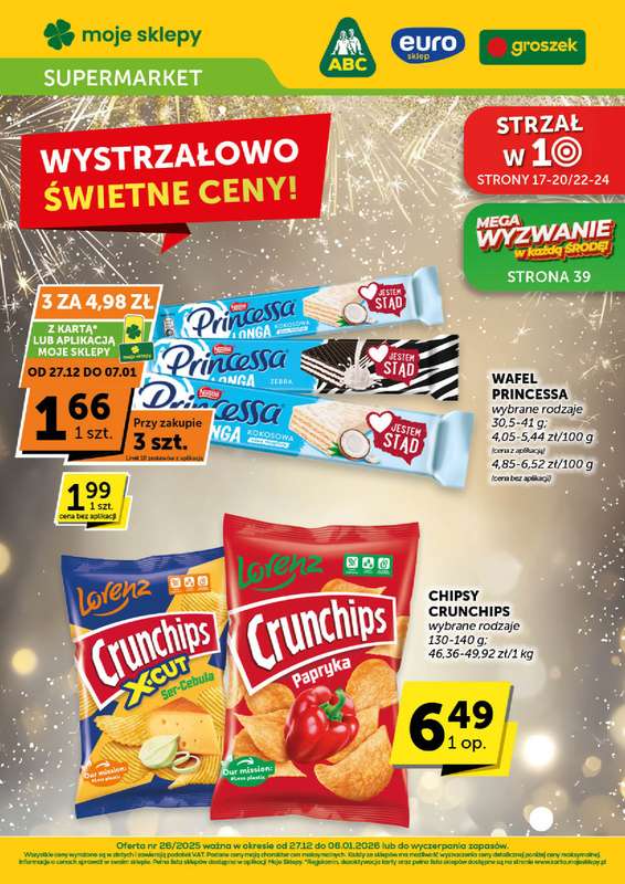 Groszek - gazetka promocyjna Gazetka Supermarket  do wtorku 06.01