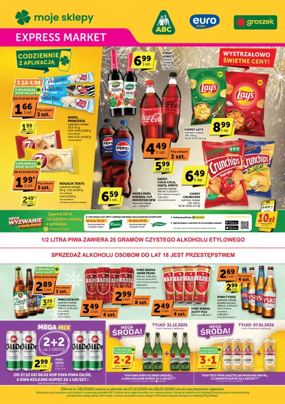 Groszek - gazetka promocyjna Gazetka Expressmarket  