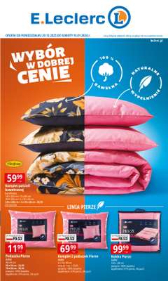 Leclerc - gazetka promocyjna Oferta E.Leclerc I Wybór w dobrej cenie od poniedziałku 29.12 do soboty 10.01