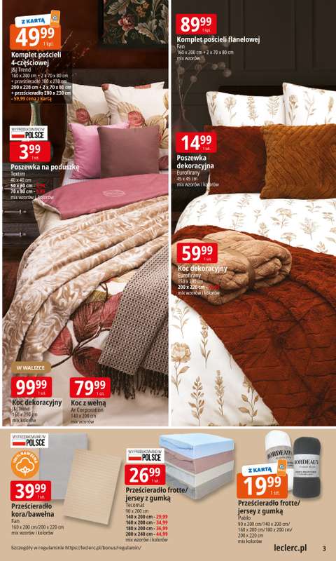 Leclerc - gazetka promocyjna Oferta E.Leclerc I Wybór w dobrej cenie od poniedziałku 29.12 do soboty 10.01 - strona 3