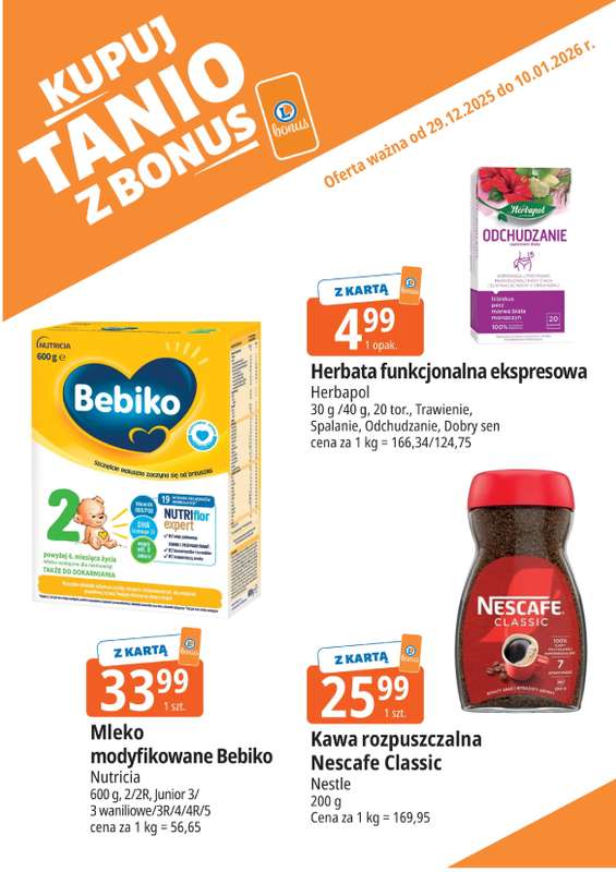 Leclerc - gazetka promocyjna Oferta E.Leclerc I Kupuj tanio z bonus od poniedziałku 29.12 do soboty 10.01 - strona 11