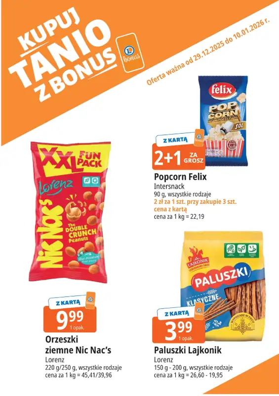 Leclerc - gazetka promocyjna Oferta E.Leclerc I Kupuj tanio z bonus od poniedziałku 29.12 do soboty 10.01 - strona 9