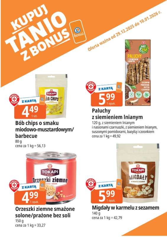 Leclerc - gazetka promocyjna Oferta E.Leclerc I Kupuj tanio z bonus od poniedziałku 29.12 do soboty 10.01 - strona 10