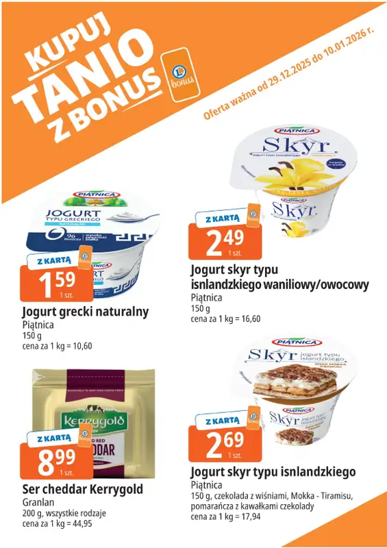 Leclerc - gazetka promocyjna Oferta E.Leclerc I Kupuj tanio z bonus  
