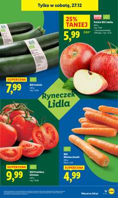 Lidl - gazetka promocyjna Oferta ważna tylko 27.12 od soboty 27.12 do soboty 27.12 - strona 13