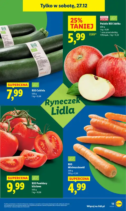 Lidl - gazetka promocyjna Oferta ważna tylko 27.12 od soboty 27.12 do soboty 27.12 - strona 13