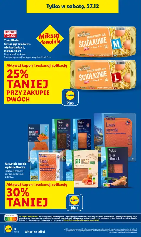 Lidl - gazetka promocyjna Oferta ważna tylko 27.12 od soboty 27.12 do soboty 27.12 - strona 4