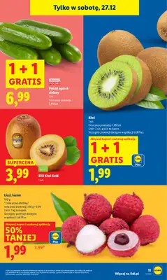 Lidl - gazetka promocyjna Oferta ważna tylko 27.12 od soboty 27.12 do soboty 27.12 - strona 11