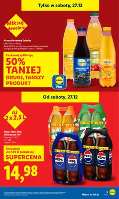 Lidl - gazetka promocyjna Oferta ważna tylko 27.12 od soboty 27.12 do soboty 27.12 - strona 5